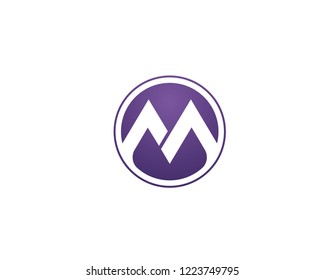 M Letter Logo Business Template Vector icon
