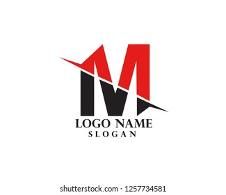 M Letter Logo Business Template Vector icon
