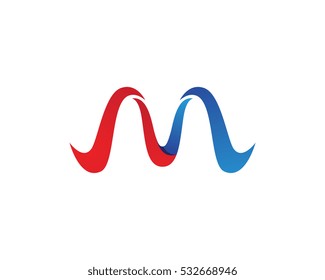 M Letter Logo Business Template Vector icon