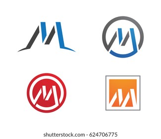 M Letter Logo Business Template Vector icon