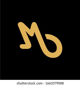 M letter logo consep icon template