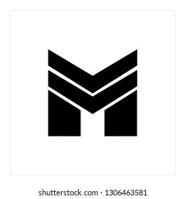 M Letter Logo Design