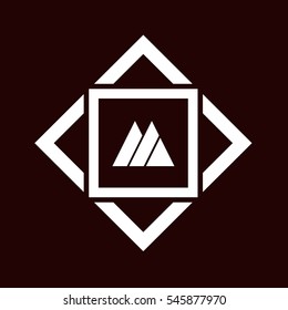 M letter logo design