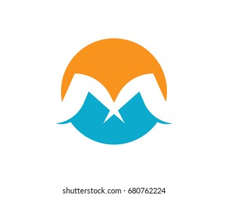 M Letter Logo Design 