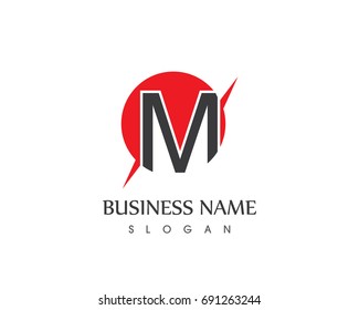 M Letter Logo Design