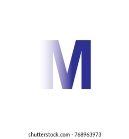 m letter logo design 
