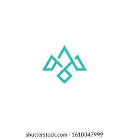 M letter logo design concept.