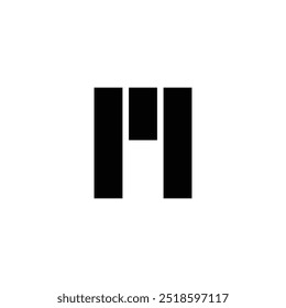 M letter logo design concept