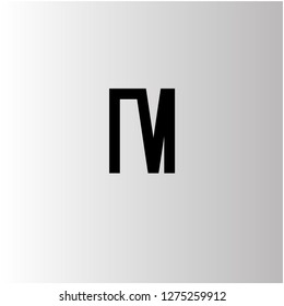 M Letter Logo Design with Creative Font