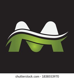 Diseño de logotipo M Icono creativo Icono moderno Letras Vector Logotipo