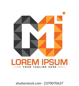 M Letter Logo Design Creative and Modern logo design 