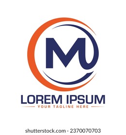 M Letter Logo Design Creative and Modern logo design 