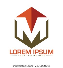 M Letter Logo Design Creative and Modern logo design 