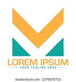 M Letter Logo Design Kreativ und Modernes Logo-Design 