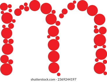 elemento de diseño de logotipo de letra m