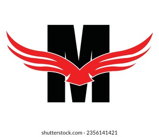 símbolos de diseño de logotipo de letra M