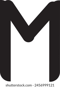 M letter LOGO DESIGN EPS 10