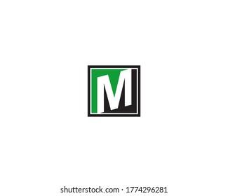 M Letter logo design icon