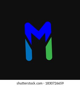 m letter logo design, M icon design, M letter monogram