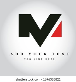 M letter Logo design & illustration vector art 