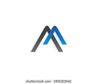 M Letter Logo Design Line Concept Stock Vector (Royalty Free ...