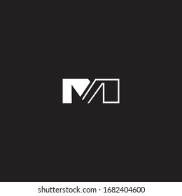 M LETTER LOGO DESIGN AND MINIMALIST LOGO