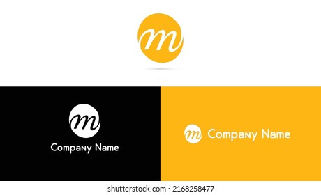 M Buchstaben Logo Design, Symbol, Konzept Design, kreative Hub, soziale Verbindung Symbol, Vorlage, Logo Set, Symbole, Monogramm. Circle Logo. 