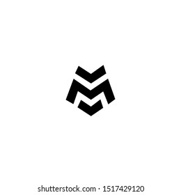 M Letter Logo Design Template Vector