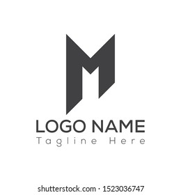 M letter logo design template for all kind of use 