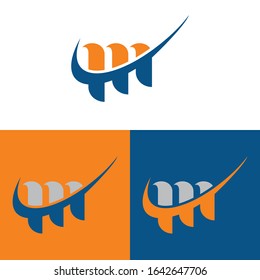 Design-Vorlage für das M-Letter-Logo