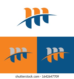 M Letter Logo Design Template