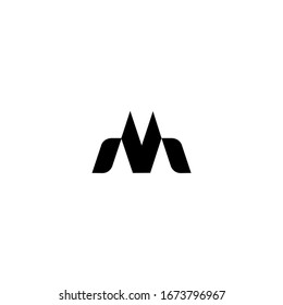 M Letter Logo Design Template