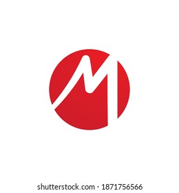 M Letter logo design Template Vector Illustration