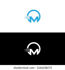 plantilla de diseño de logotipo de letra M 