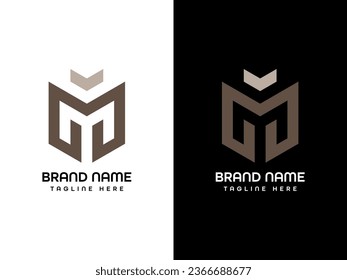 M Letter Logo Design Template