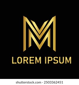 M  Letter Logo Design Template Element