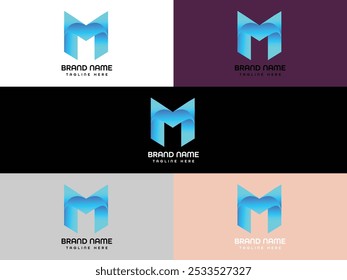 M Letter Logo Design Template