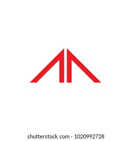 M letter logo design vector icon