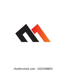 M letter logo design vector icon template