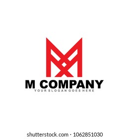 Initial Letter Mk Logo Template Design Stock Vector (Royalty Free ...