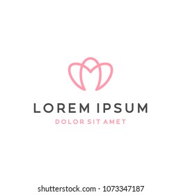 M letter logo design vector illustration.