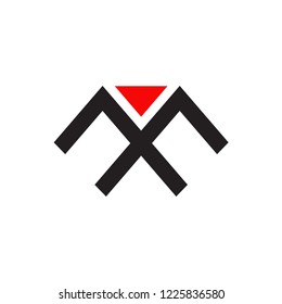 M letter logo design vector template