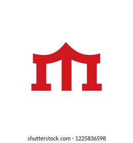 M letter logo design vector template