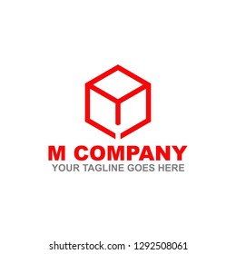 M letter logo design vector template