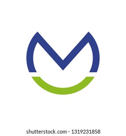 M letter logo design vector template