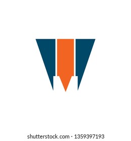 M letter logo design vector template