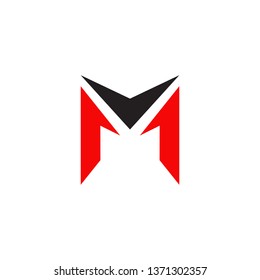 M letter logo design vector template