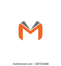 M letter logo design vector template