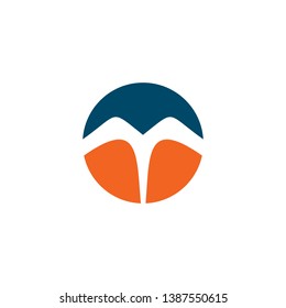 M letter logo design vector template