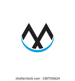 M letter logo design vector template